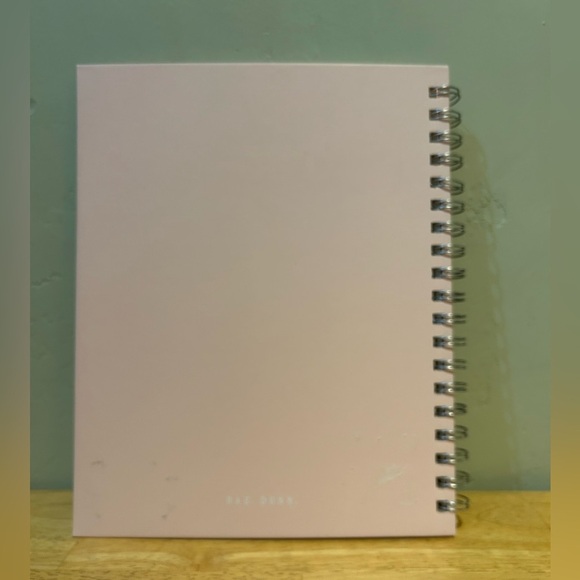 Rae Dunn 2025 Pink Spiral Bound 12 Month Make It Happen Planner - Picture 3 of 6